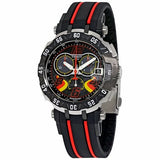 Tissot T Race Chronograph Stefan Bradl Special Edition Black Dial Black Rubber Strap Watch for Men - T092.417.27.057.02