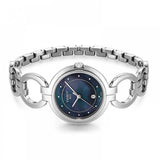 Tissot T Lady Flamingo Blue Mother of Pearl Dial Silver Steel Strap Watch for Women - T094.210.11.126.00