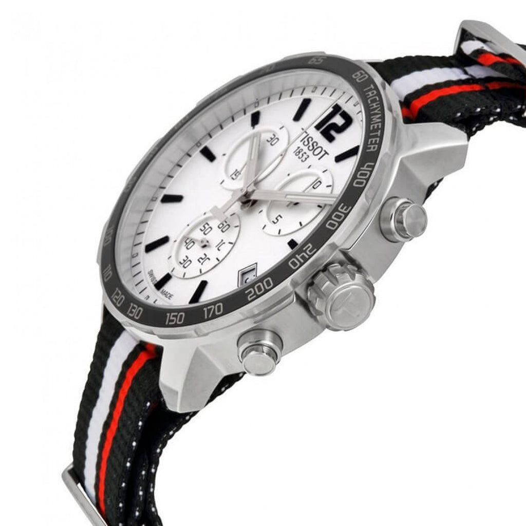 Tissot Quickster Chronograph NBA Toronto Raptors White Dial Two