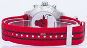Tissot Quickster Chronograph NBA Chicago Bulls White Dial Red NATO Strap Watch For Men - T095.417.17.037.04