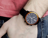 Tissot T Sport Quickster Chronograph Black Dial Black Rubber Strap Jam Tangan Untuk Pria - T095.417.36.057.01