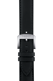 Tissot T Sport Quickster Chronograph Black Dial Black Rubber Strap Watch For Men - T095.417.36.057.01