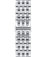 Tissot T Classic Bridgeport Black Dial Silver Steel Strap Watch For Men - T097.410.11.058.00