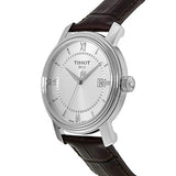 Tissot T Classic Bridgeport Silver Dial Jam Tangan Tali Kulit Coklat Untuk Pria - T097.410.16.038.00