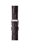 Tissot T Classic Bridgeport Silver Dial Jam Tangan Tali Kulit Coklat Untuk Pria - T097.410.16.038.00