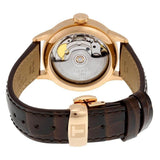 Jam Tangan Tissot Chemin Des Tourelles Powermatic 80 Lady Silver Dial Brown Leather Strap Untuk Wanita - T099.207.36.037.00