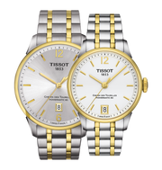 Tissot Chemin Des Tourelles Powermatic 80 Lady Silver Dial Two Tone Steel Strap Watch For Women - T099.207.22.037.00