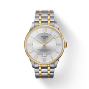 Tissot Chemin Des Tourelles Powermatic 80 Silver Dial Two Tone Steel Strap Watch For Men - T099.407.22.038.00