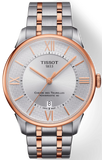 Tissot Chemin des Tourelles Powermatic 80 Helvetic Pride Silver Dial Two Tone Steel Strap Watch for Men - T099.407.22.038.01