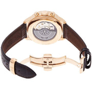Tissot Des Tourelles Chronograph Silver Dial Brown Leather Strap Watch For Men - T099.427.36.038.00