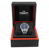 Tissot Chemin Des Tourelles Powermatic 80 Blue Dial Silver Steel Strap Watch for Men - T099.407.11.048.00