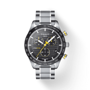 Tissot PRS 516 Chronograph Black Dial Silver Steel Strap Watch For Men - T100.417.11.051.00