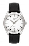 Tissot T Classic PR 100 White Dial Black Leather Strap Watch for Men - T101.410.16.031.00