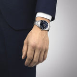 Tissot PR 100 Jam Tangan Kuarsa Stainless Steel Sport Chic Untuk Pria - T101.410.11.051.00