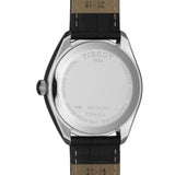 Tissot T Classic PR 100 White Dial Black Leather Strap Watch for Men - T101.410.16.031.00