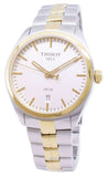 Tissot T Classic PR 100 White Dial Two Tone Steel Strap Watch for Men - T101.410.22.031.00