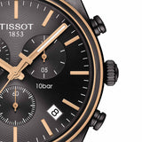 Tissot T Classic PR 100 Chronograph Anthracite Black Dial Black Mesh Bracelet Watch For Men - T101.417.23.061.00