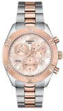 Tissot PR 100 Sport Chic Chronograph Mother of Pearl Dial Two Tone Steel Strap Watch for Women - T101.917.22.151.00