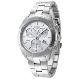 Tissot PR 100 Sport Chic Chronograph Silver Dial Silver Steel Strap Watch for Women - T101.917.11.031.00