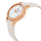 Tissot T Lady Bella Ora Mother of Pearl Dial Cream Leather Strap Watch for Women - T103.310.36.111.00