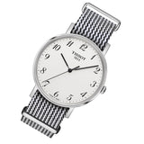 Tissot T Classic Everytime Medium White Dial Two Tone NATO Strap Watch for Women - T109.410.18.032.00