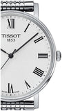 Tissot T Classic Everytime White Dial Jam Tangan Gelang Jaring Perak Untuk Pria - T109.410.11.033.00