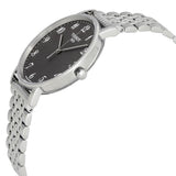 Tissot T Classic Everytime Quartz Black Dial Silver Steel Strap Watch for Men - T109.410.11.072.00