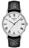Tissot Everytime Medium White Dial Jam Tangan Tali Kulit Hitam Untuk Pria - T109.410.16.033.01