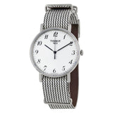 Tissot T Classic Everytime Medium White Dial Two Tone NATO Strap Watch for Women - T109.410.18.032.00