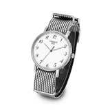 Tissot T Classic Everytime Medium White Dial Two Tone NATO Strap Watch for Women - T109.410.18.032.00