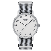 Tissot T Classic Everytime Medium White Dial Two Tone NATO Strap Watch for Women - T109.410.18.032.00