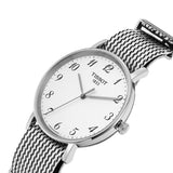 Tissot T Classic Everytime Medium White Dial Two Tone NATO Strap Watch for Women - T109.410.18.032.00