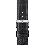 Tissot Everytime Jam Tangan Tali Kulit Hitam Dial Putih Besar Untuk Pria - T109.610.16.032.00