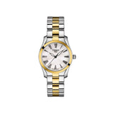 Tissot T Wave Quartz Mother of Pearl Dial Two Tone Steel Strap Watch for Women - T112.210.22.113.00