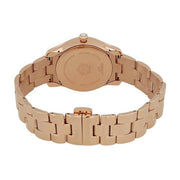 Tissot T Wave Black Dial Rose Gold Steel Strap Watch For Women - T112.210.33.051.00