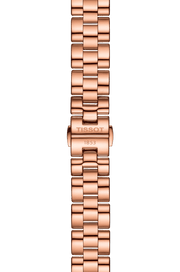 Tissot T Lady Flamingo Mother of Pearl Dial Rose Gold Steel Strap Watch For Women - T094.210.33.116.02