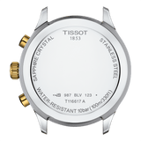 Tissot T Sport Chrono XL Classic Gold Dial Two Tone Steel Strap Watch for Men - T116.617.22.021.00