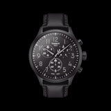 Tissot Chrono XL Vintage Black Dial Black Leather Strap Watch For Men - T116.617.36.052.00