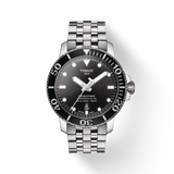 Jam Tangan Pria Tissot Seastar 1000 Powermatic 80 Dial Hitam Tali Baja Perak - T120.407.11.051.00