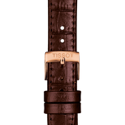 Tissot T Classic Carson Premium White Dial Brown Leather Strap Watch for Women - T122.207.36.031.00