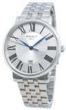 Tissot Carson Premium Quartz Silver Dial Silver Steel Strap Watch for Men - T122.417.11.033.00