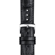 Tissot Carson Premium Chronograph Black Dial Black Leather Strap Watch For Men - T122.417.16.051.00