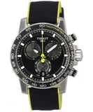 Tissot T Sport Supersport Chrono Tour De France Black Dial Black Nylon Strap Watch for Men - T125.617.17.051.00