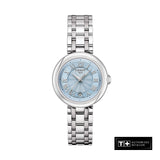 Tissot Bellissima Small Lady Light Blue Dial Silver Steel Strap Watch for Women - T126.010.11.133.00