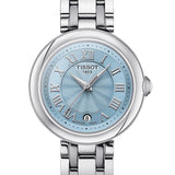 Tissot Bellissima Small Lady Light Blue Dial Silver Steel Strap Watch for Women - T126.010.11.133.00