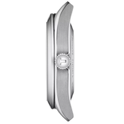 Tissot Gentleman Powermatic 80 Silicium Ice Blue Silver Steel Strap Watch For Men - T127.407.11.351.00