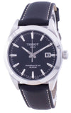 Tissot Gentleman Powermatic 80 Silicium Black Dial Jam Tangan Tali Kulit Hitam Untuk Pria - T127.407.16.051.00