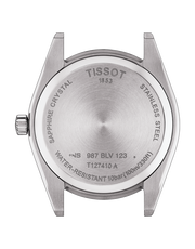 Tissot Gentleman Blue Dial Brown Leather Strap Watch For Men - T127.410.16.041.00