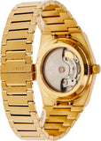 Tissot PRX Powermatic 80 Gold Dial Gold Steel Strap Watch for Men - T137.207.33.021.00