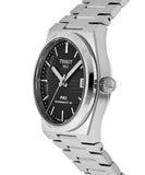 Tissot PRX Powermatic 80 Black Dial Silver Steel Strap Watch for Men - T137.207.11.051.00